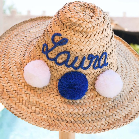 Personalized Straw Beach Hat main image 5